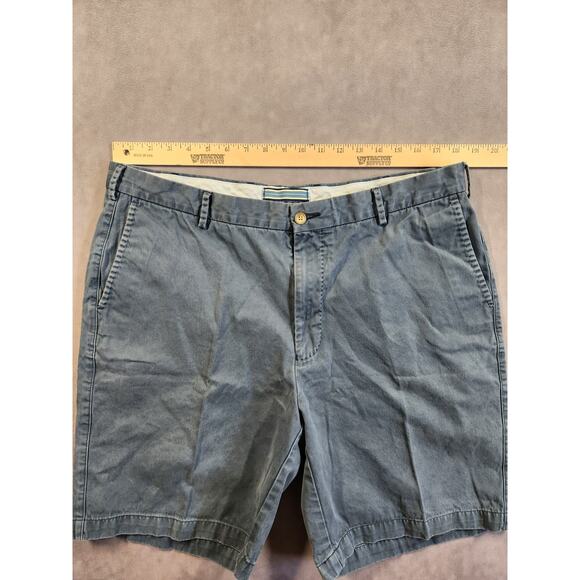 Peter Millar Shorts Mens Size 38 Blue Casual Golf Chino Flat Front Preppy - Picture 5 of 9